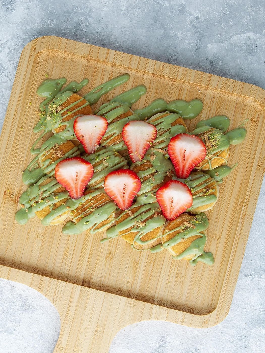 Pistachio Mini Pancakes